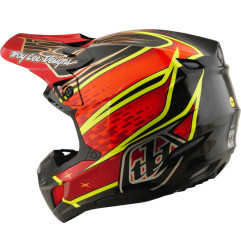Casco TROY LEE DESIGNS SE5 Carbon Mips - Wings rojo