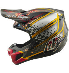 TROY LEE DESIGNS SE5 Composite Mips Helm - Wings Schwarz