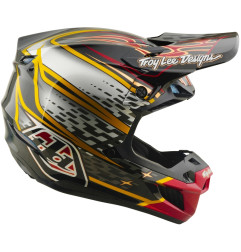 TROY LEE DESIGNS SE5 Composite Mips Helmet - Wings Black