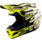 TROY LEE DESIGNS SE5 Composite Mips Helm Overspray - Charcoal/Fluogelb