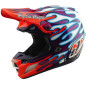 TROY LEE DESIGNS SE5 Composite Mips Helmet - Overspray Violet/White