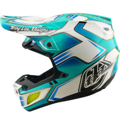 Casco TROY LEE DESIGNS SE5 Composite Mips - Crest Real Teal