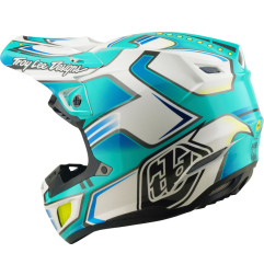 TROY LEE DESIGNS SE5 Composite Mips Helm - Crest Real Teal