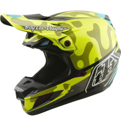 Casco TROY LEE DESIGNS SE5 Composite Mips - Myth amarillo flúor