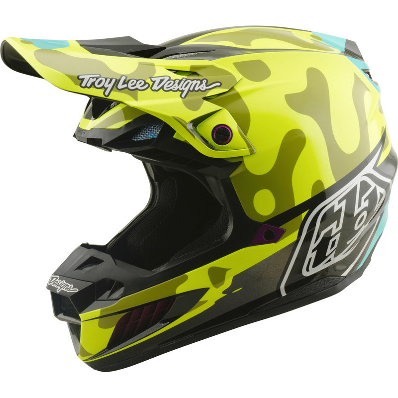 TROY LEE DESIGNS SE5 Composite Mips Helmet - Myth Flo Yellow