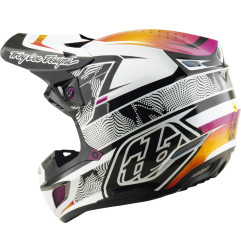 Casque TROY LEE DESIGNS SE5 Composite Mips - Lined Up noir