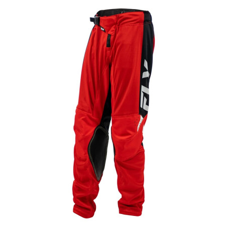 FLY RACING Kinetic Mesh Jugendhose - Rot/Schwarz/Weiß
