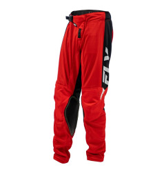 Pantalón infantil FLY RACING Kinetic Mesh - Rojo / Negro / Blanco