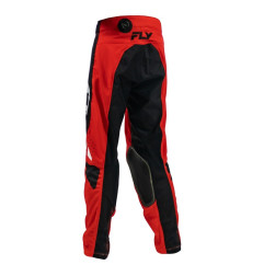 Pantalon enfant FLY RACING Kinetic Mesh - rouge/noir/blanc