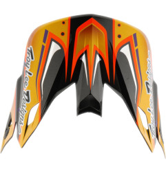 TROY LEE DESIGNS SE5 Carbon Helmschirm - Crest Gold