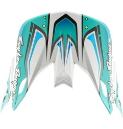 TROY LEE DESIGNS SE5 Composite Helmschirm - Crest Real Teal