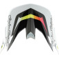 Visière TROY LEE DESIGNS SE5 Carbon - Lined Up blanc