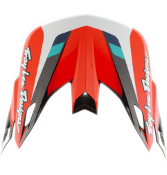 Visera TROY LEE DESIGNS SE5 Polycarbonate - Roamer rojo