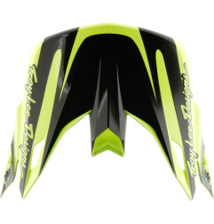 Visière TROY LEE DESIGNS SE5 Polycarbonate - The Line jaune fluo