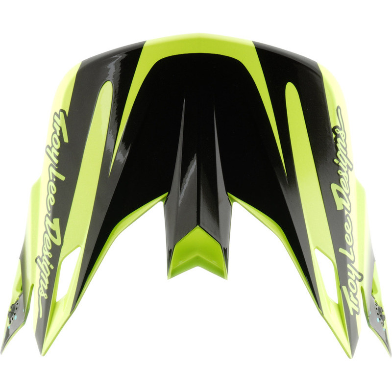TROY LEE DESIGNS SE5 Polycarbonate Peak - The Line Flo Yellow