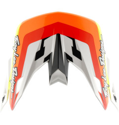 Visera TROY LEE DESIGNS SE5 Polycarbonate - Dash naranja