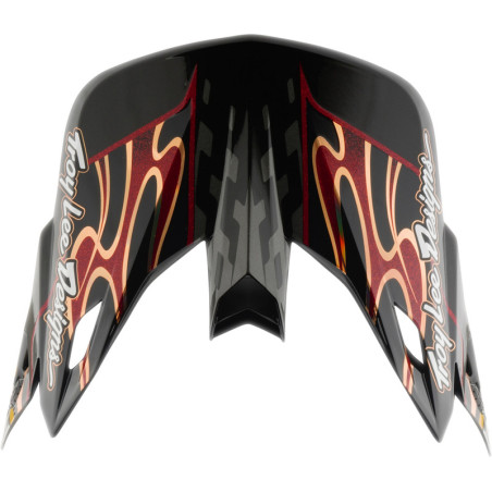TROY LEE DESIGNS SE5 Composite Helmschirm - Wings Schwarz