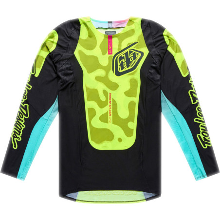 TROY LEE DESIGNS SE Pro Youth Jersey - Myth Black/Flo Yellow