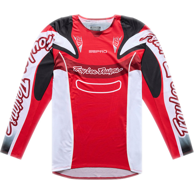 TROY LEE DESIGNS SE Pro Jersey - Salvo Red/White TROY LEE DESIGNS SE Pro Jersey - Salvo Red/White