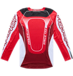 Camiseta TROY LEE DESIGNS SE Pro - Salvo Rojo/Blanco