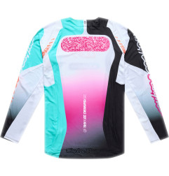 Camiseta TROY LEE DESIGNS SE Pro - Sever Blanco/Teal