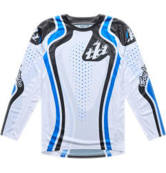 Camiseta TROY LEE DESIGNS GP Pro - Roller Blanco/Azul