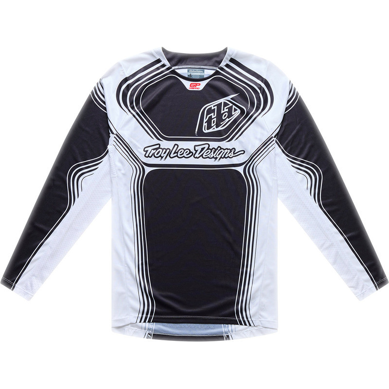 TROY LEE DESIGNS GP Pro Jersey - Streamline Black/White TROY LEE DESIGNS GP Pro Jersey - Streamline Black/White