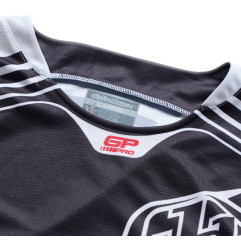 Camiseta TROY LEE DESIGNS GP Pro - Streamline Negro/Blanco