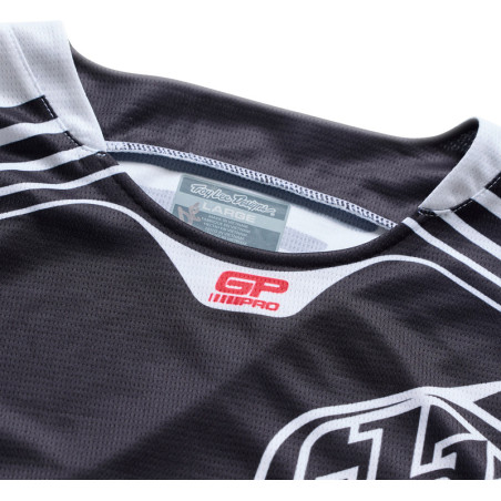 Camiseta TROY LEE DESIGNS GP Pro - Streamline Negro/Blanco