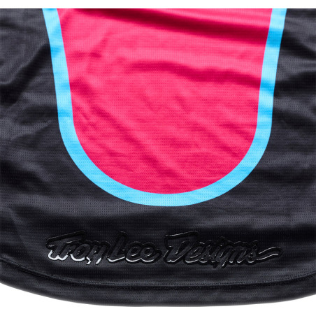 Camiseta TROY LEE DESIGNS GP Pro - Framework Negro/Cyan