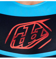 Camiseta TROY LEE DESIGNS GP Pro - Framework Negro/Cyan