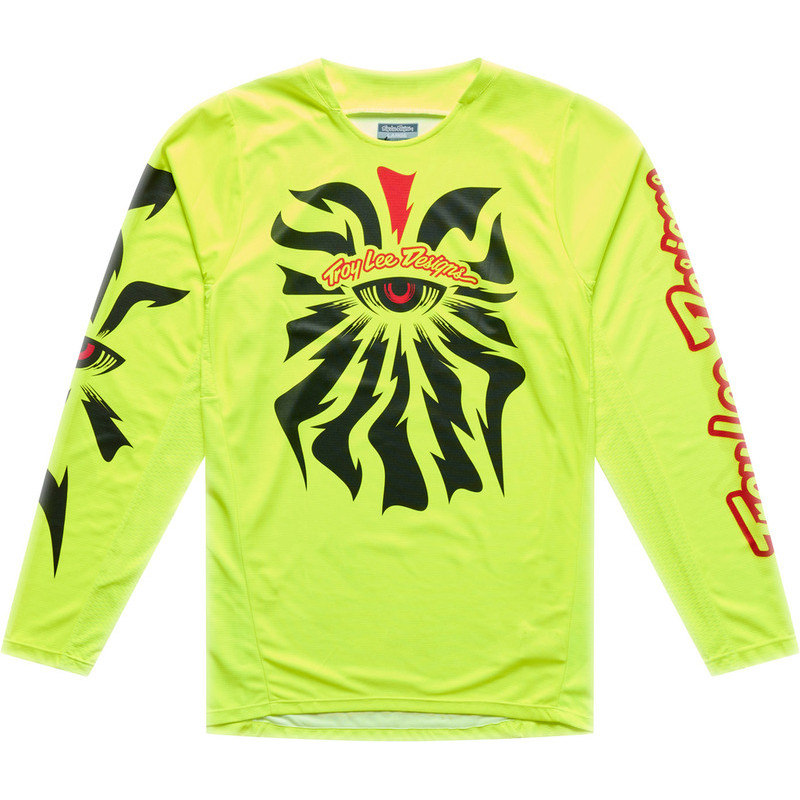 Maillot TROY LEE DESIGNS GP Pro - Cyclops jaune fluo Maillot TROY LEE DESIGNS GP Pro - Cyclops jaune fluo