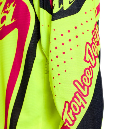 TROY LEE DESIGNS GP Pro Jugend-Trikot - Roller Flo Yellow/Fuschia