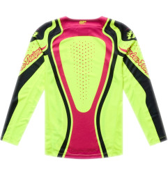 Maillot enfant TROY LEE DESIGNS GP Pro - Roller jaune fluo/fuschia