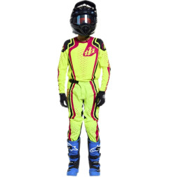 TROY LEE DESIGNS GP Pro Jugend-Trikot - Roller Flo Yellow/Fuschia