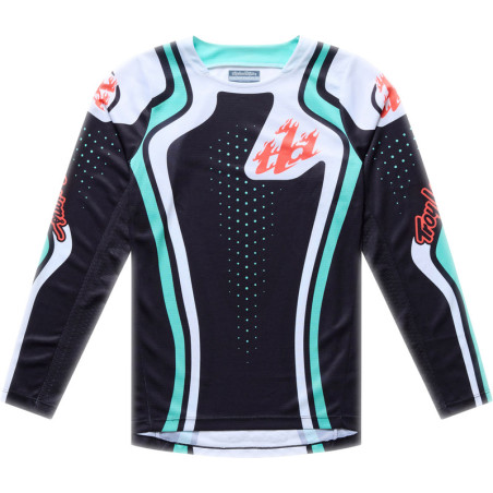 TROY LEE DESIGNS GP Pro Jugend-Trikot - Roller Schwarz/Teal