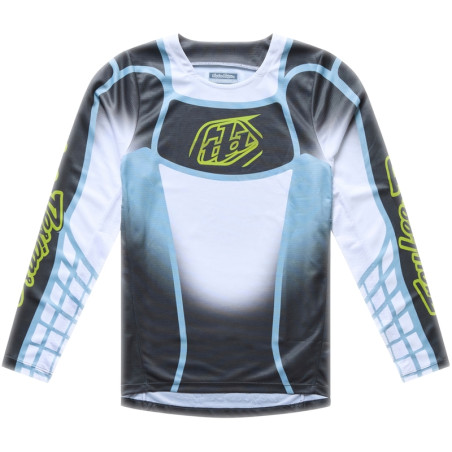 Camiseta infantil TROY LEE DESIGNS GP Pro - Framework Carbon/gris