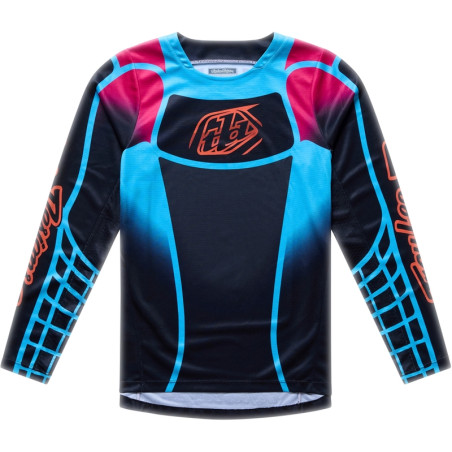 TROY LEE DESIGNS GP Pro Jugend-Trikot - Framework Schwarz/Cyan