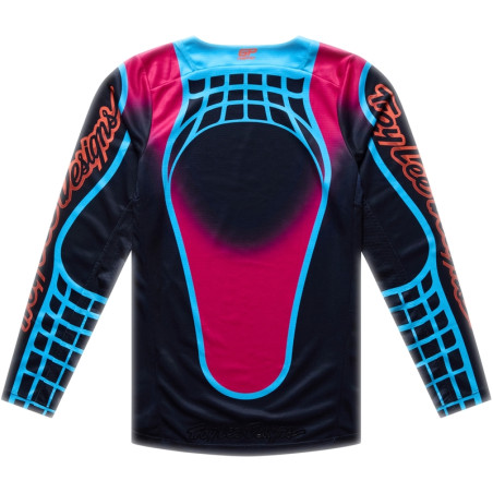 TROY LEE DESIGNS GP Pro Youth Jersey - Framework Black/Cyan