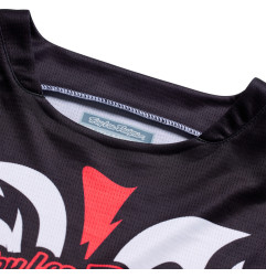 Camiseta infantil TROY LEE DESIGNS GP Pro Cyclops - negro/Neo Red