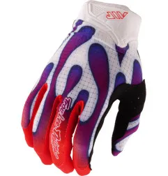 TROY LEE DESIGNS Air Gloves - Overspray White/Violet
