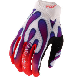 Gants TROY LEE DESIGNS Air - Overspray blanc/violet