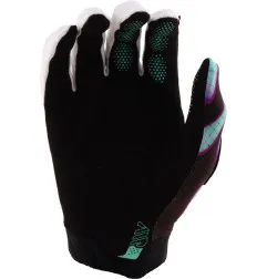 TROY LEE DESIGNS Air Gloves - Overspray Black/Real Teal