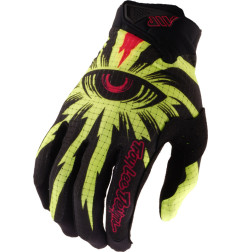 Guantes TROY LEE DESIGNS Air - Cyclops negro/Flo Yellow