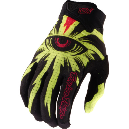 TROY LEE DESIGNS Air Gloves - Cyclops Black/Flo Yellow