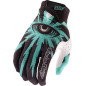 Guantes TROY LEE DESIGNS Air - Cyclops Carbon/Real Teal