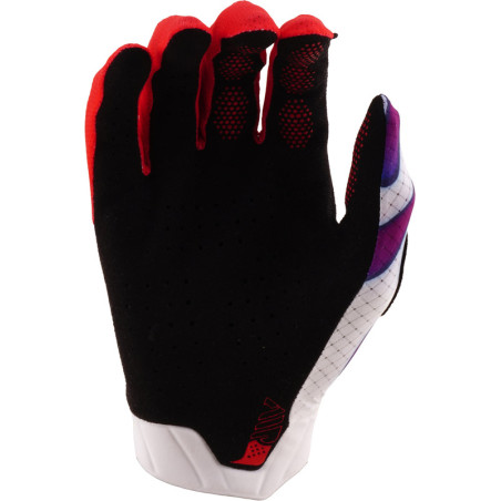Guantes infantiles TROY LEE DESIGNS Air - Overspray blanco/violet