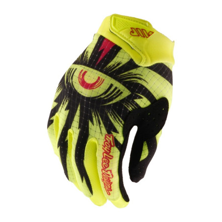 Guantes infantiles TROY LEE DESIGNS Air - Cyclops negro/Flo Yellow