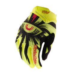 Gants enfant TROY LEE DESIGNS Air - Cyclops noir/jaune fluo