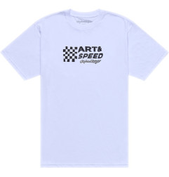 TROY LEE DESIGNS Finish Line T-Shirt - Weiß